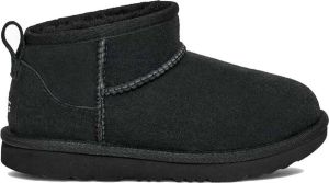 UGG Classic Ultra Mini Kids Vachtlaarzen Warme Laarzen Zwart