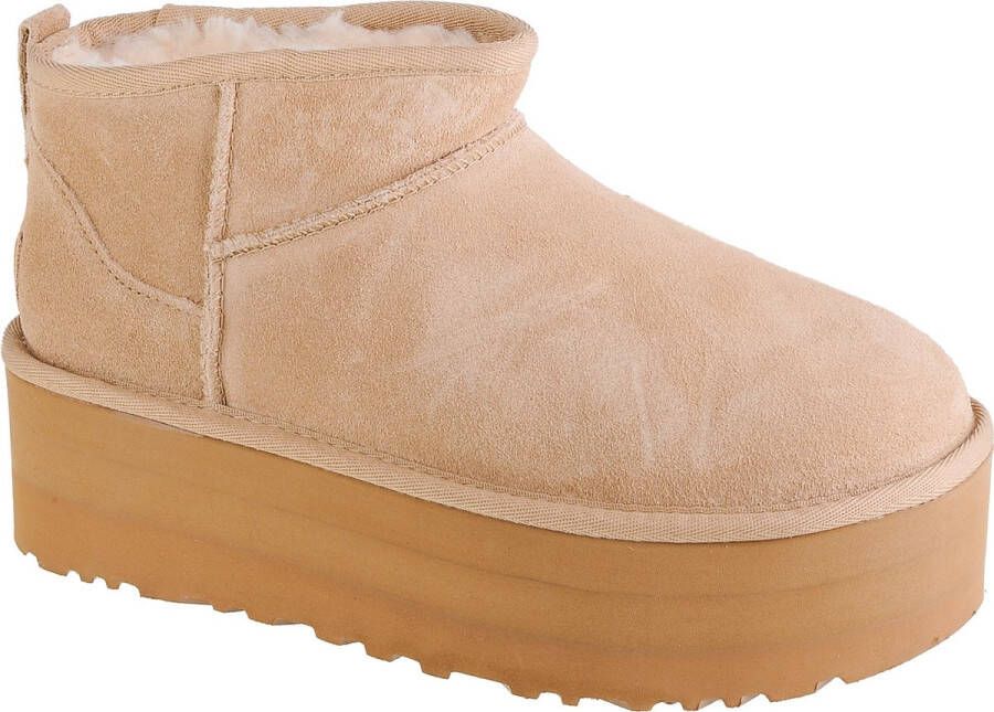 UGG Classic Ultra Mini Platform 1135092-SAN Vrouwen Beige Laarzen Sneeuw laarzen