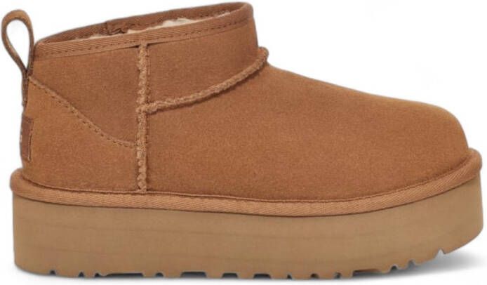 Ugg Classic Ultra Mini Platform black (GS) Unisex Boots bruin Schoenen