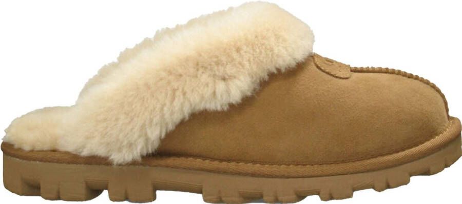 UGG Pantoffels Dames W Coquette Maat: 41 Materiaal: Suède Kleur: Cognac - Foto 3