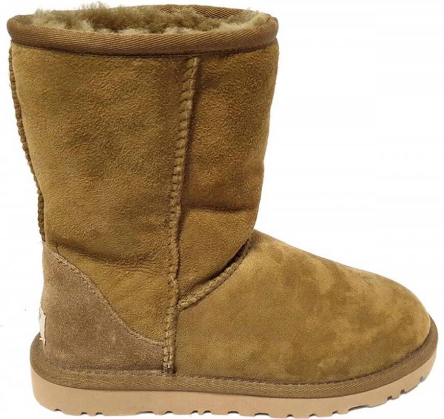 UGG Dames Boot Classic Short 5825 Beige (Dlf)