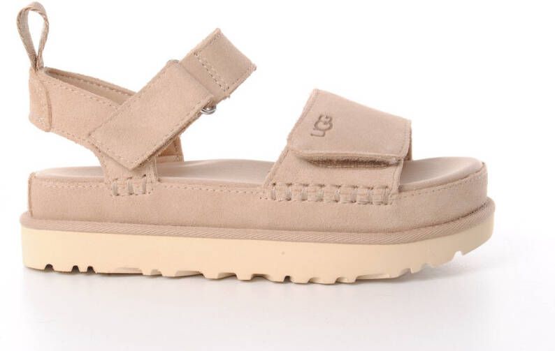 UGG Plateausandalen W GOLDENSTAR plateausandaal sandaal met klittenbandsluiting