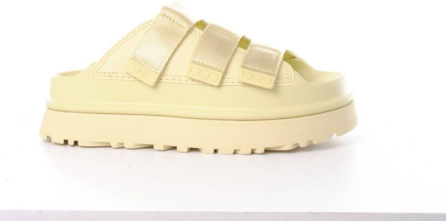 UGG dames slipper Goldenglow in geel rubber