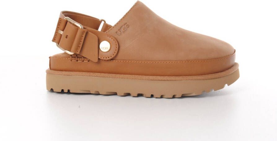 UGG dames slipper Goldenstar Villa Clog sude camel