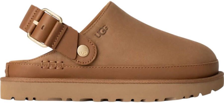 UGG dames slipper Goldenstar Villa Clog sude camel