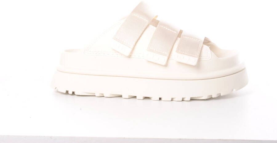 UGG dames slippers Goldenglow slide in wit rubber