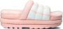 UGG W Maxi Slide Logo Pantoffels Sloffen Dames Roze - Thumbnail 1