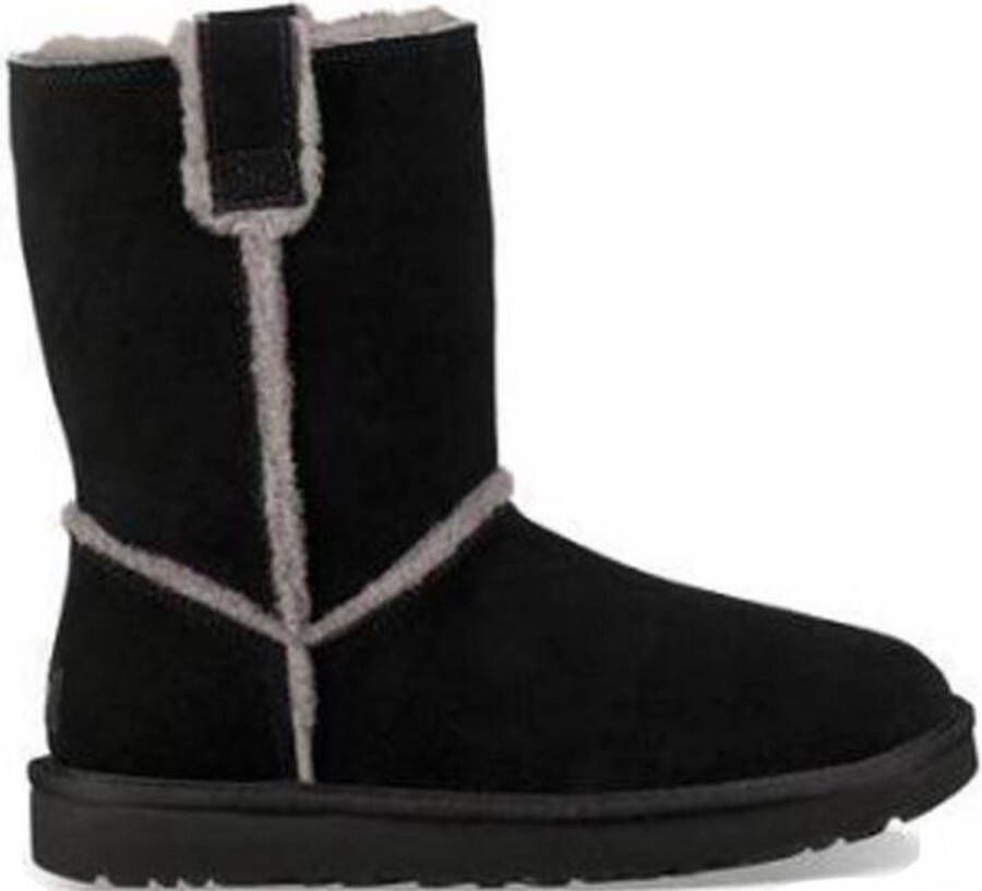 UGG Dames Snowboots Short Spill Seam Black Zwart