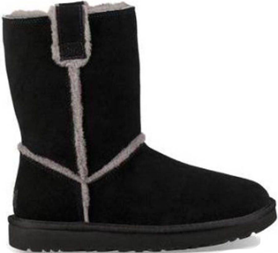 UGG Dames Snowboots Short Spill Seam Black Zwart