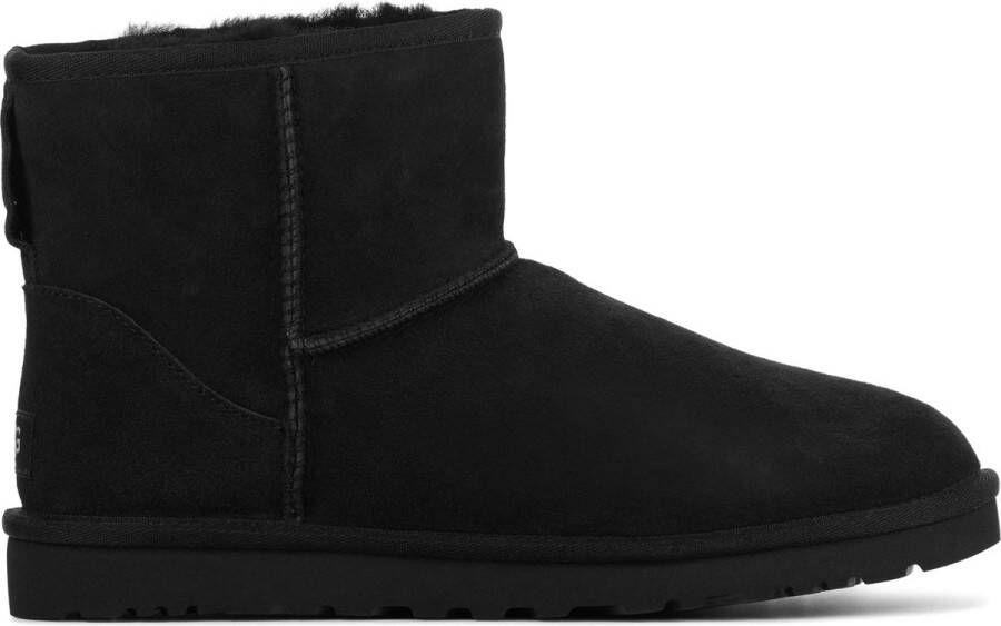 UGG Enkellaarsjes Dames Laarzen Herenschoenen Suède Classic Mini Zwart