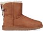 Ugg Dameslaarzen van omgekeerd schapenleer en suède voor herfst winter Beige Dames - Thumbnail 2