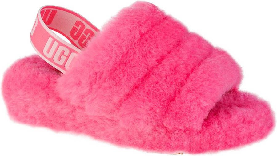 UGG Fluff Yeah Slide 1095119 PKRS Vrouwen Roze Pantoffels