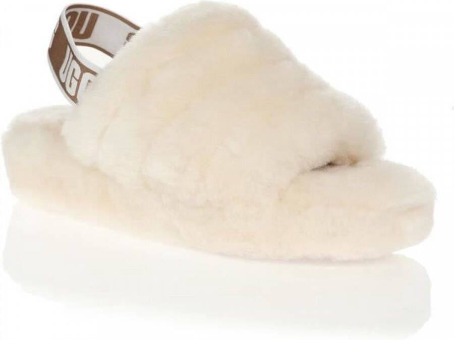 UGG Fluff Yeah Slide Dames Sandalen Natural