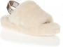 Ugg Fluff Yeah Logo sloffen beige 1095119 fluff yeah nat Beige Dames - Thumbnail 8