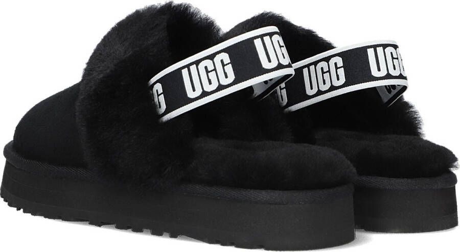 UGG Funkette Pantoffels Sloffen Meisjes Zwart