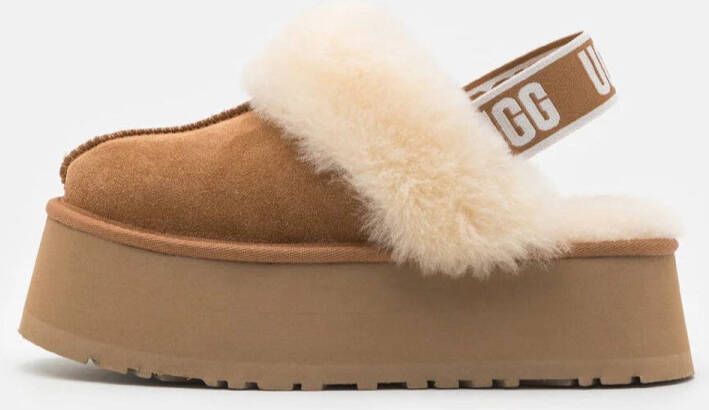 Ugg W Funkette Slippers Dames burnt cedar maat: 40 beschikbare maaten:36 37 38 39 40 41