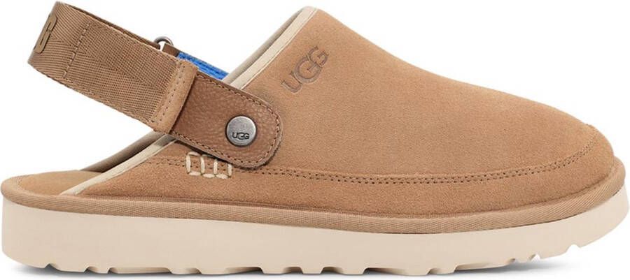Ugg Clog Heren Slippers en Sandalen Beige Maat: 44 Suède Foot Locker