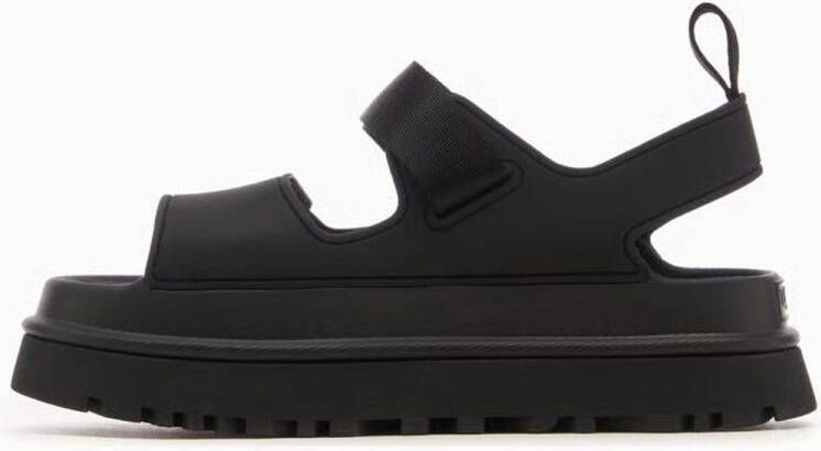 UGG Plateausandalen Goldenglow zomerschoen strandschoen plateausandaal met klittenbandsluitingen