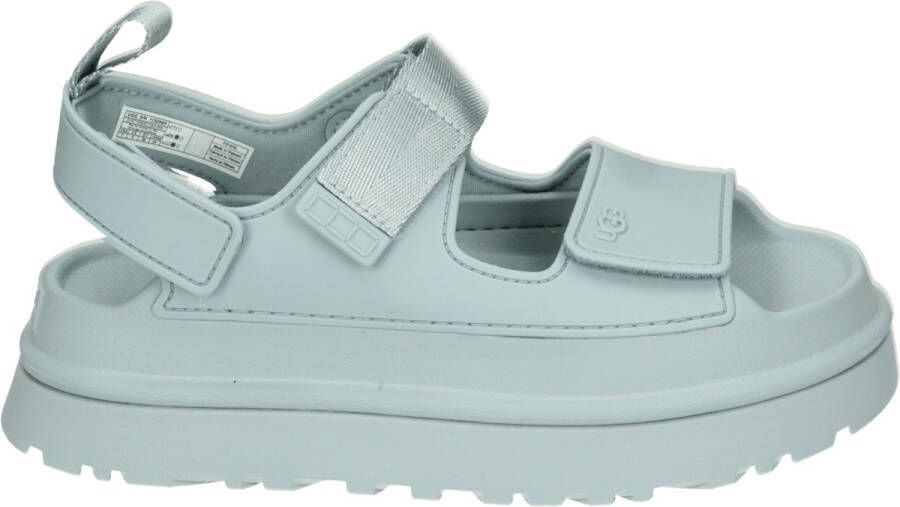 UGG Plateausandalen Goldenglow zomerschoen strandschoen plateausandaal met klittenbandsluitingen