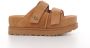 UGG Instappers Dames W Goldenstar Hi Slide Maat: 42 Materiaal: Suède Kleur: Cognac - Thumbnail 1
