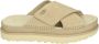 UGG GOLDENSTAR CROSS SLIDE Volwassenen Dames slippers Wit beige - Thumbnail 1