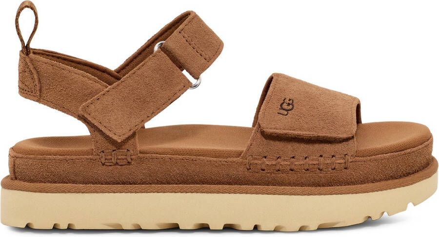 UGG Plateausandalen W GOLDENSTAR plateausandaal sandaal met klittenbandsluiting