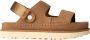 UGG dames sandaal Goldenstar Glide suede camel - Thumbnail 3