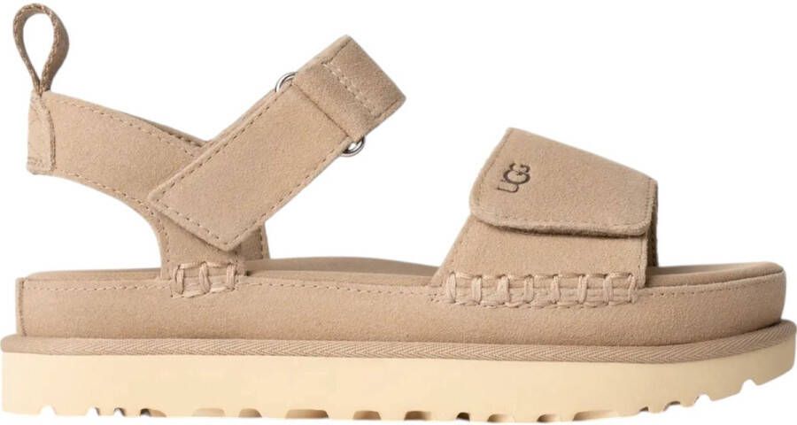 UGG Plateausandalen W GOLDENSTAR plateausandaal sandaal met klittenbandsluiting