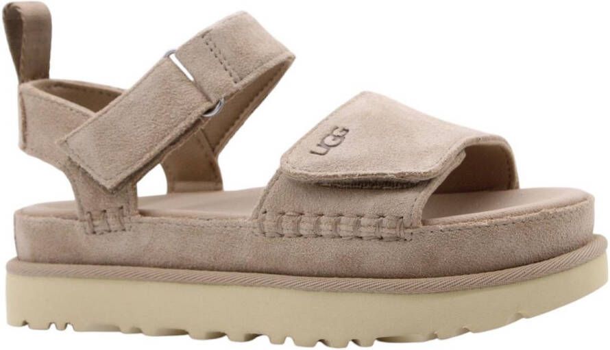 UGG Plateausandalen W GOLDENSTAR plateausandaal sandaal met klittenbandsluiting