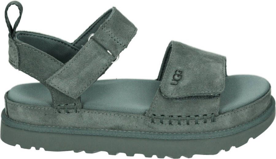 Ugg Sneakers Sandalen Goldenstar aus Veloursleder in donkergrijs