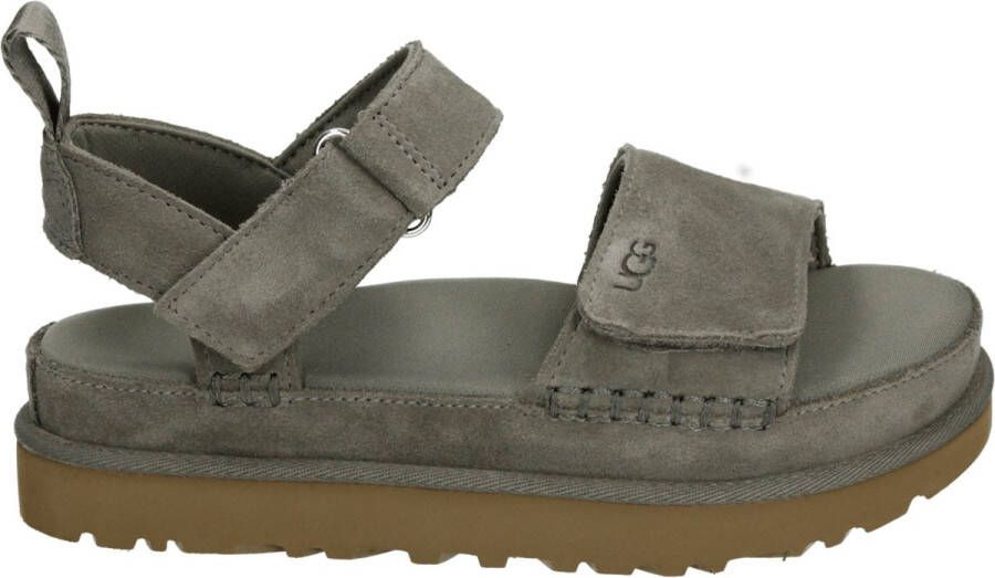 UGG Plateausandalen W GOLDENSTAR plateausandaal sandaal met klittenbandsluiting