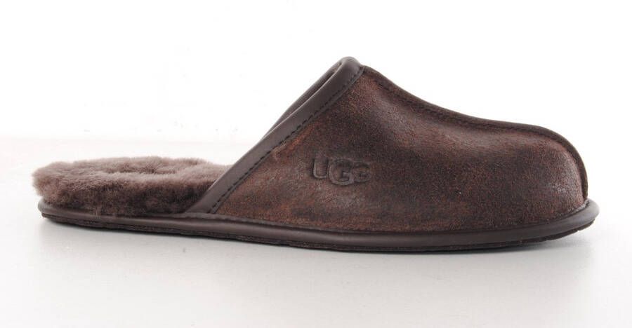 UGG heren pantoffel Scuff H suède bruin