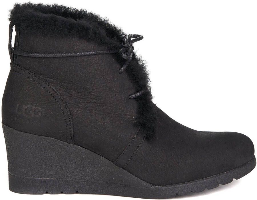 UGG jeovana boots natural leather fur-inlaid zln