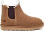 Ugg K Neumel Chelsea Schoolkind tiener gevoerde suède enkelboots camel Bruin Jongens Suede 32.5 - Thumbnail 2