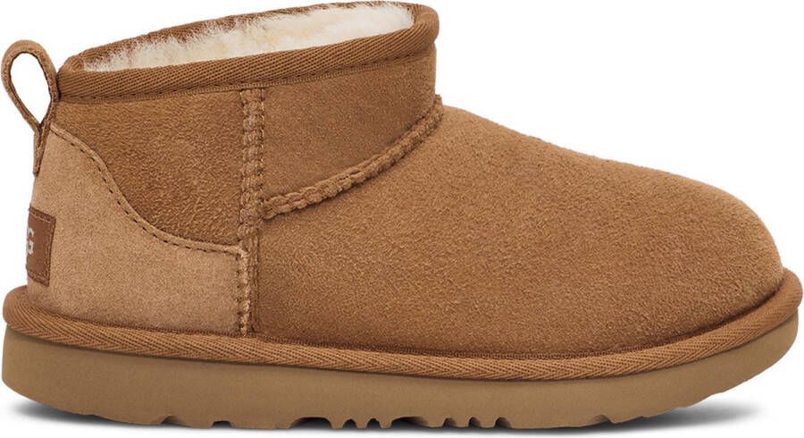 UGG Kids' Classic Ultra Mini Kinder Laarzen Cognac