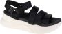 UGG La Shores Sandals 1118499 BLK Vrouwen Zwart Sandalen - Thumbnail 1