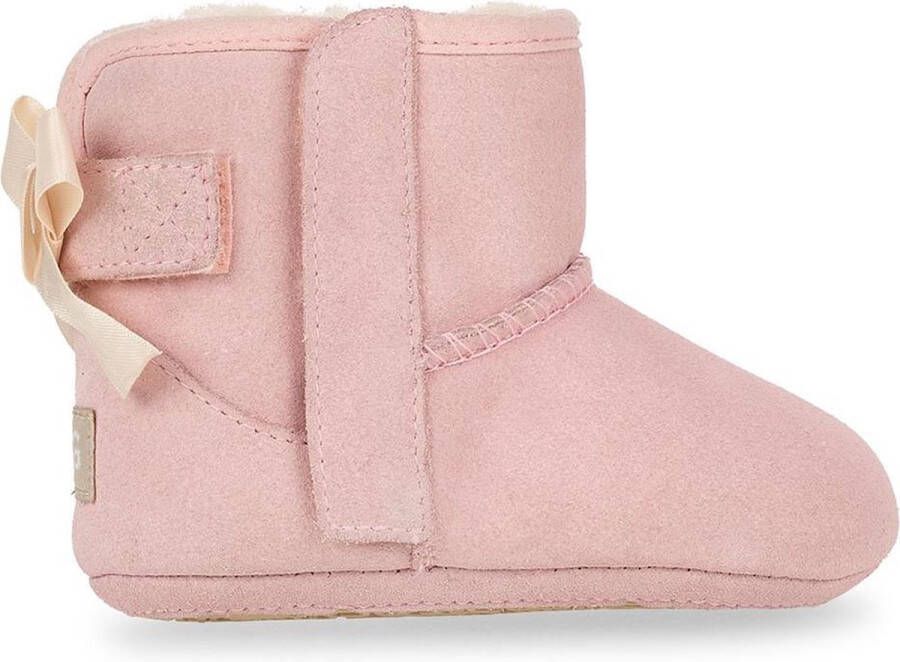 Ugg Jesse Bow ll babyschoentje van suède met muts in giftset