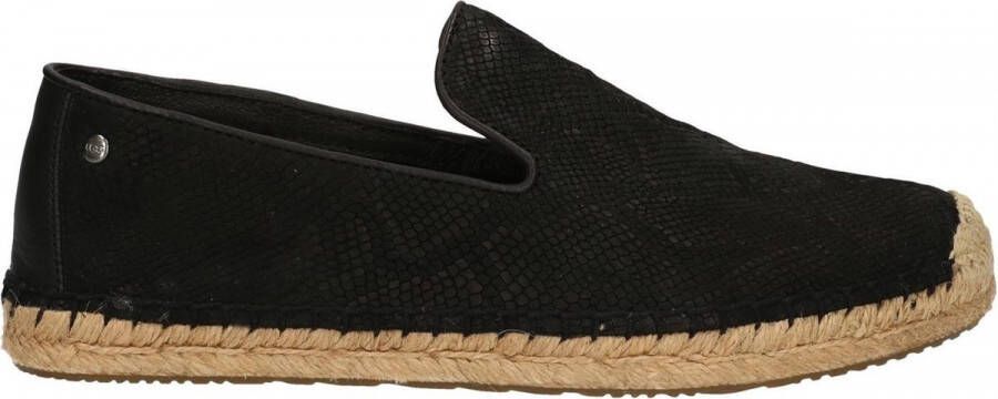 UGG Leather Espadrille Sandrinne II Snake 1015804 Black