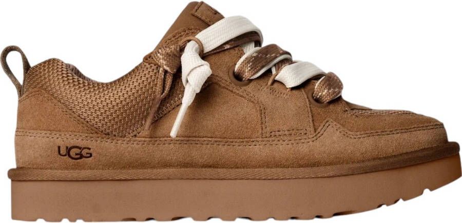 Ugg Lo Lowmel sneaker van suède met mesh details