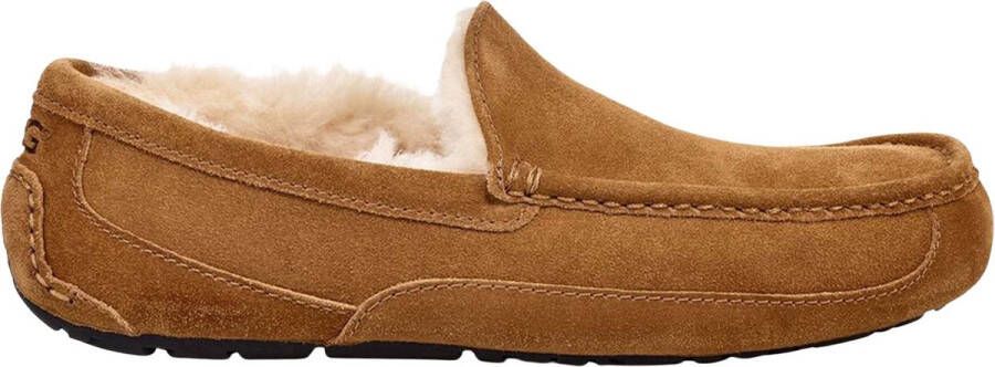 Ugg Shearling Gevoerde Loafers Kastanje Suède Brown Heren - Foto 6
