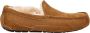 UGG Pantoffels Heren Sloffen Instappers Wol Harde zool Dichte hiel 1101110 Cognac - Thumbnail 3