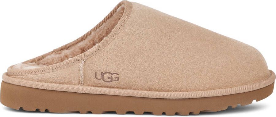 UGG Pantoffels Heren M Classic Slip-on Maat: 48 5 Materiaal: Suède Kleur: Beige