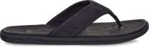 UGG M Seaside Flip Leather Heren Sandalen Zwart