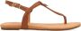 UGG MADEENA W Volwassenen Platte sandalen Kleur: Cognac - Thumbnail 1