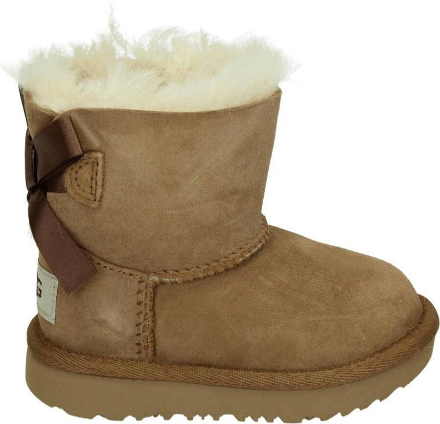 Ugg Mimi Bailey Bow II suède enkelboots camel Bruin Meisjes Suede 23.5