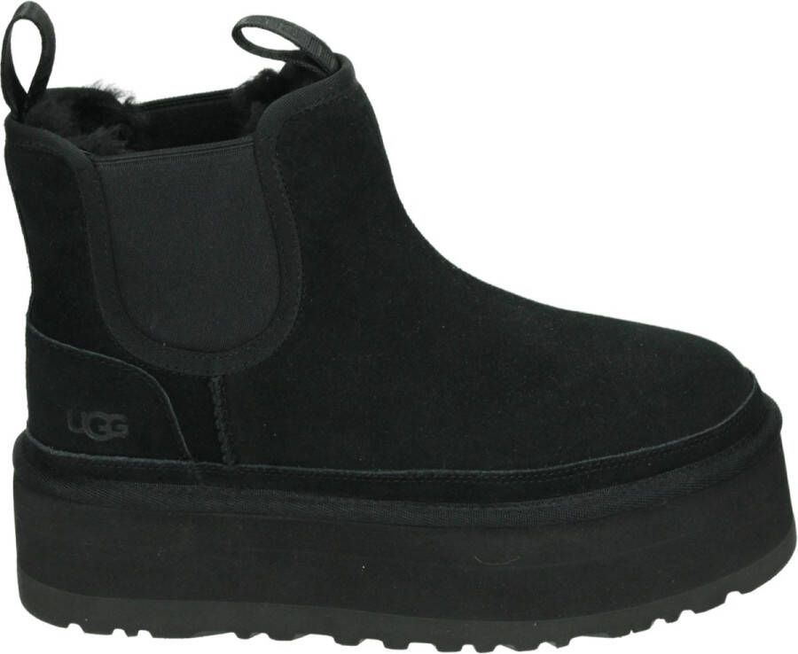 UGG Neumel Platform Chelsea Zwart Dames Laarzen 1134526-BLK