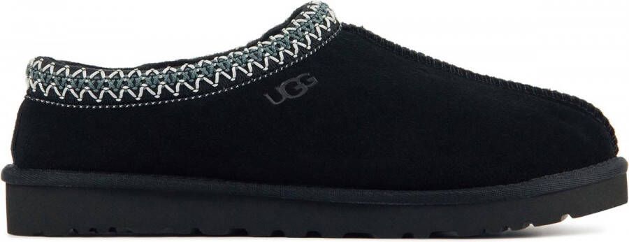 UGG Pantoffels Heren Sloffen Instappers Suède Harde zool Dichte hiel 5950 Zwart