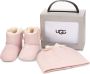 Ugg Jesse Bow ll babyschoentje van suède met muts in giftset - Thumbnail 1