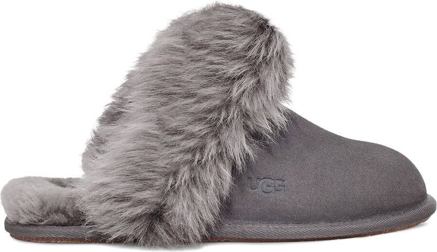 UGG Pantoffels Dames Sloffen Instappers Canvas Harde zool Open hiel 1122750 Grijs