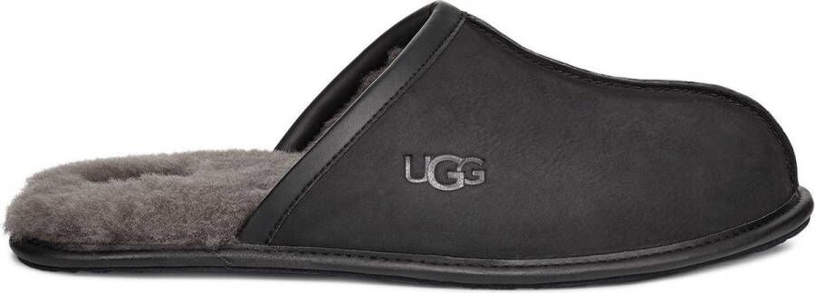 Ugg Scuff pantoffel van leer met schapenvacht